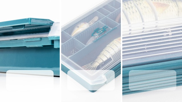 Amazon.com: SF 2Packs Fishing Tackle Box Tray 3600 Slit Foam Case